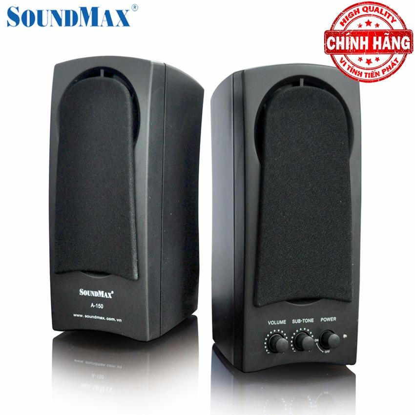 Loa máy tính Soundmax A-150 (Đen) loa 2.0 A150
