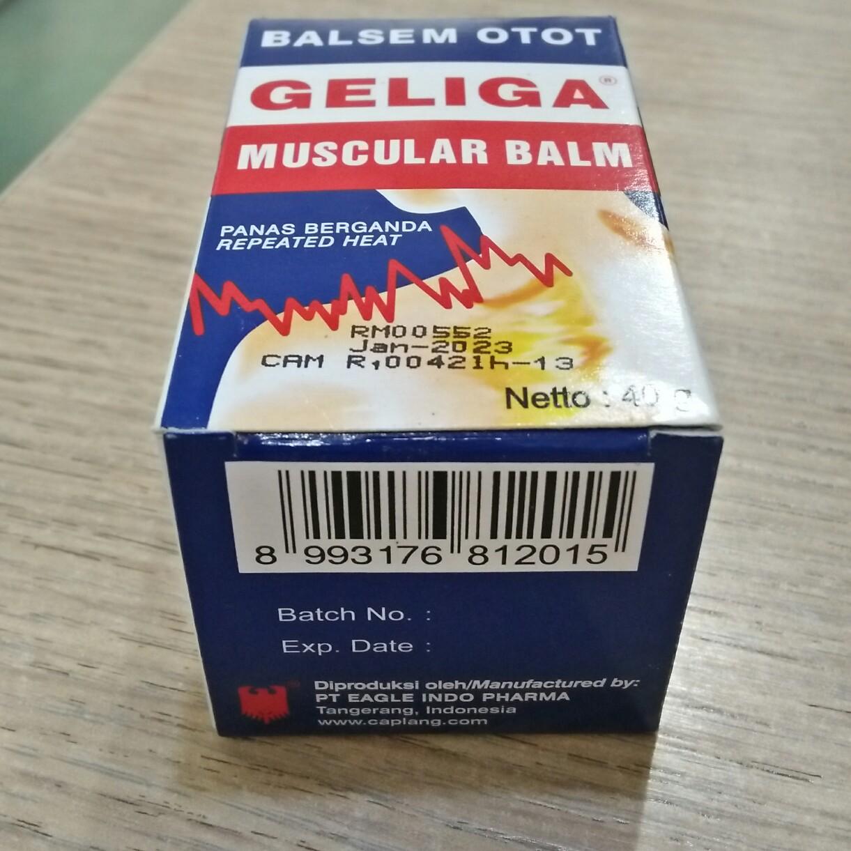 DẦU CÙ LÀ LỬA - GELIGA MUSCULAR BALM 40gr