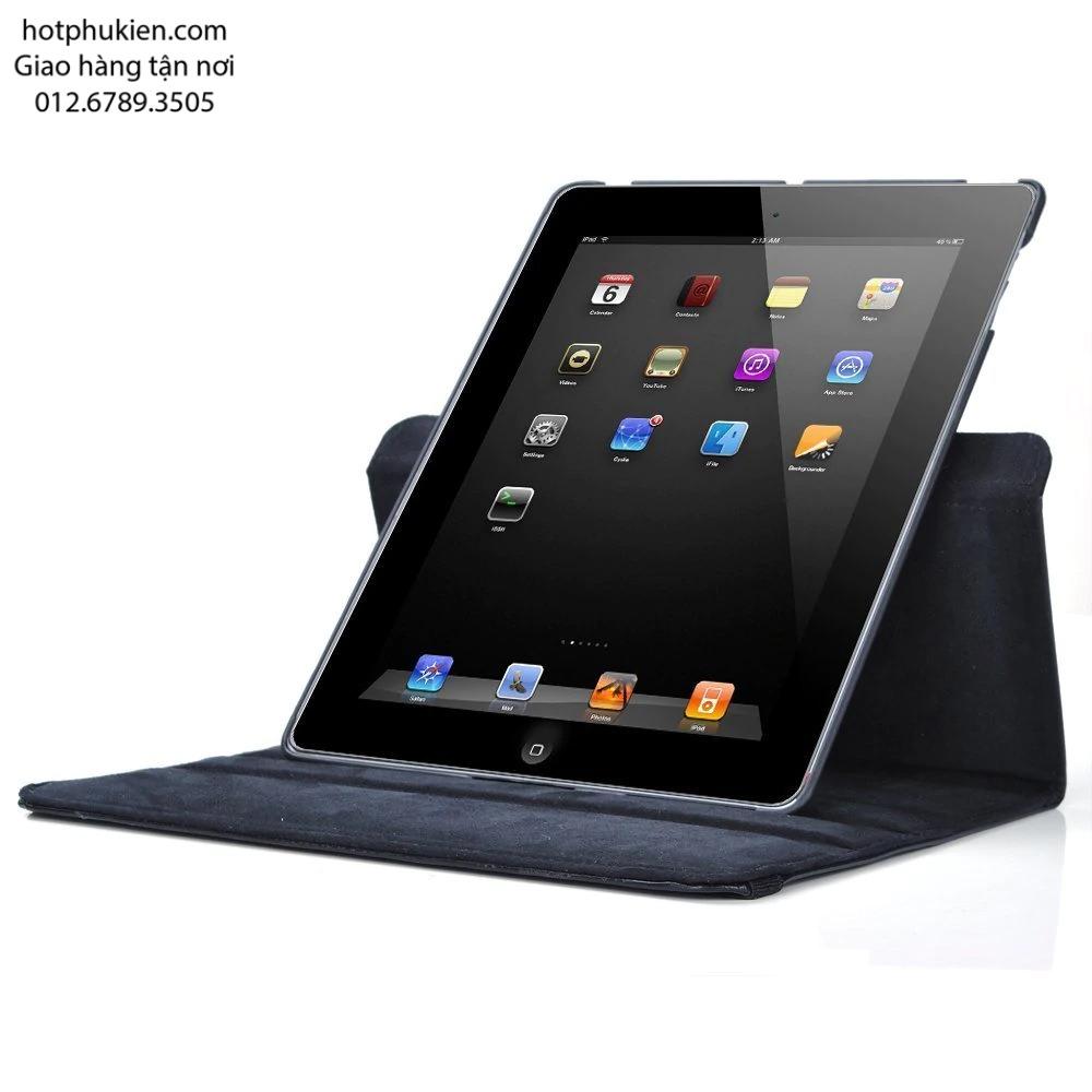 [HCM]Bao da iPad Mini 6 / Mini 4 / Mini 5 / Mini 1 /2 /3 8.3 inch xoay 360 độ chống sốc chống bụi chấm thấm tiện lợi (Đen)  - Phân phối bới HotPhuKien KGG