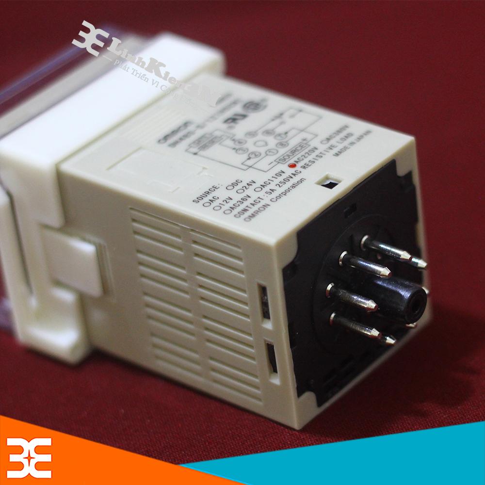 Rơ Le Thời Gian OmRon DH48S-1Z 220VAC 0.1S-99H (1 Cặp Tiếp Điểm)