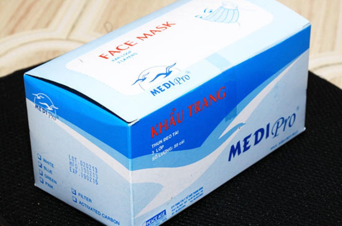 Khẩu Trang Y Tế 3 Lớp Medi Pro