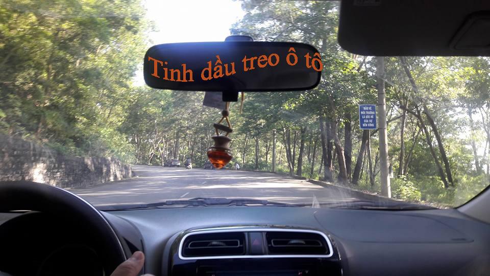 Tinh dầu treo xe ô tô sả chanh