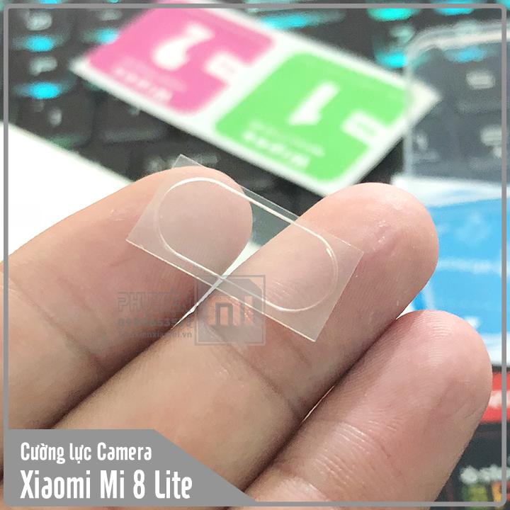 [MUA 1 TẶNG 1] Miếng dán kính cường lực Camera cho Xiaomi Mi 8 Lite Full Box