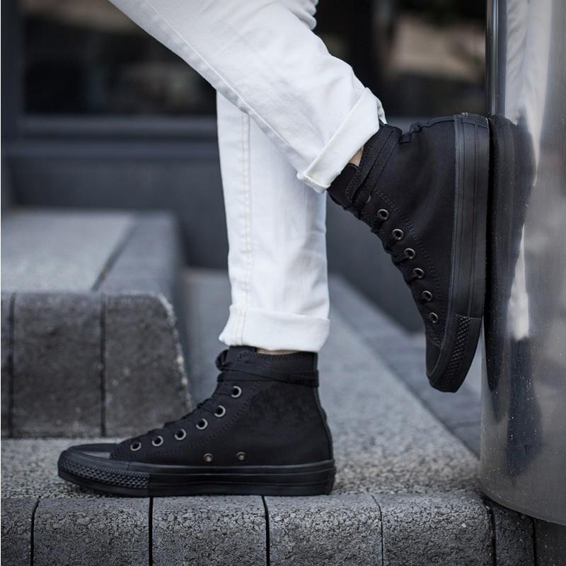 Giày Vải Nữ Sneaker Classic Cổ Cao
