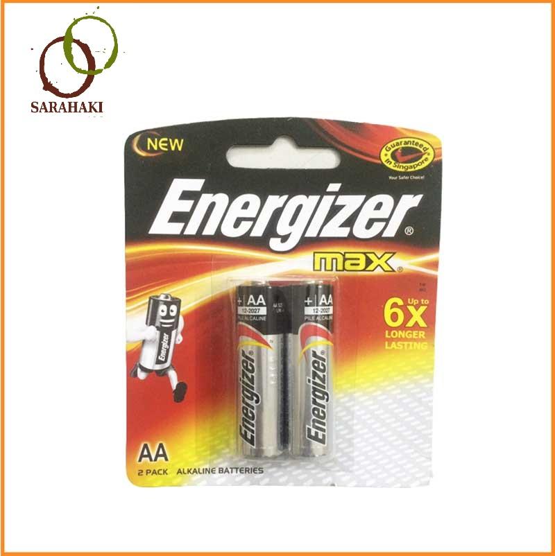 Combo 2 vỉ pin AA Energizer Alkaline chính hãng (1 vỉ 2 viên)