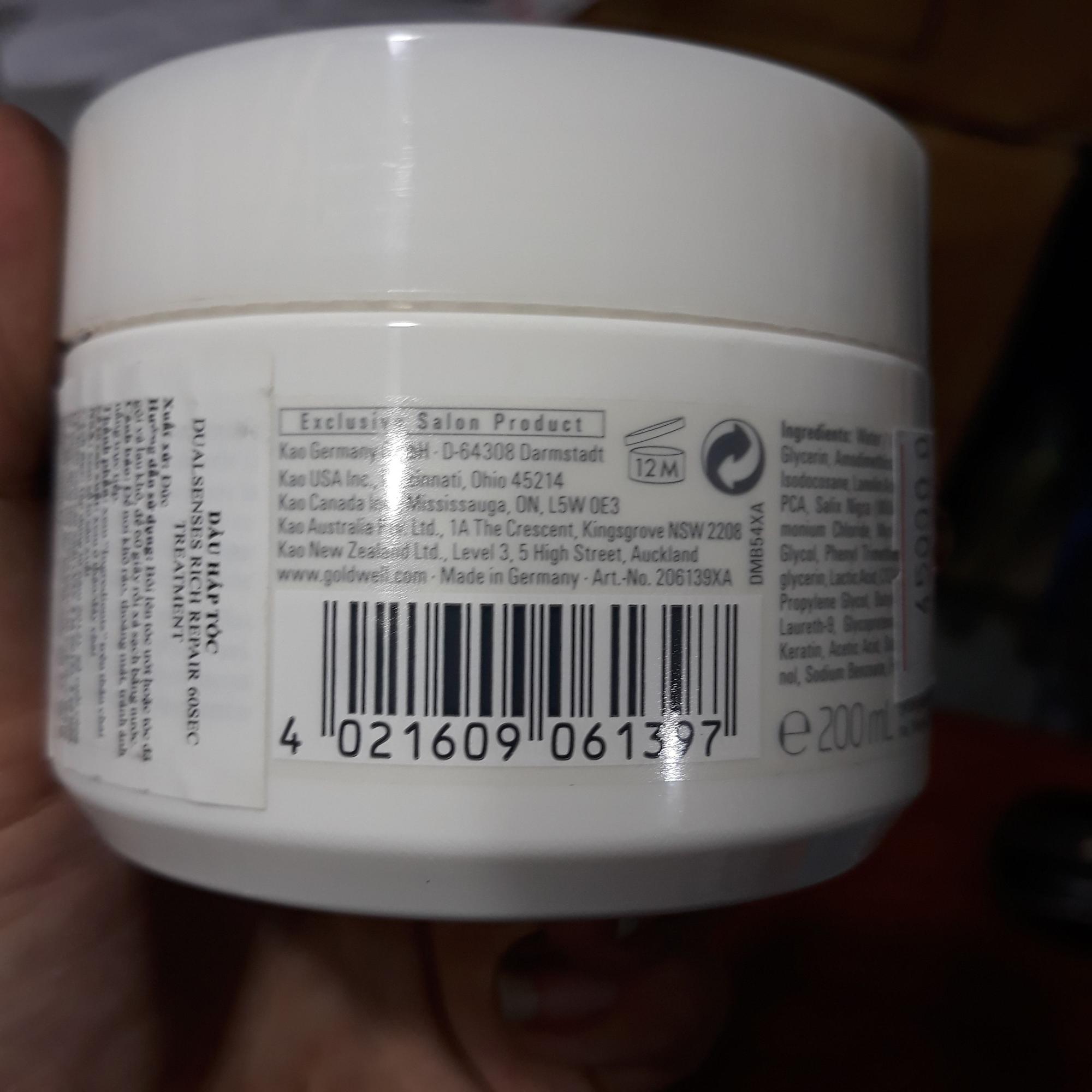 [HCM]HẤP PHỤC HỒI 60s GOLDWELL REPAIR 200ml