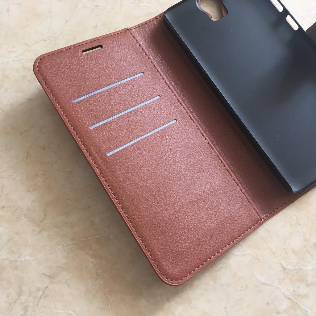 HTC E9 plus - Bao da PU có khe đựng thẻ cho điện thoại
