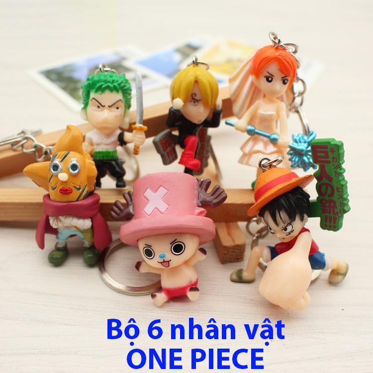 Bộ móc khóa 6 One Piece