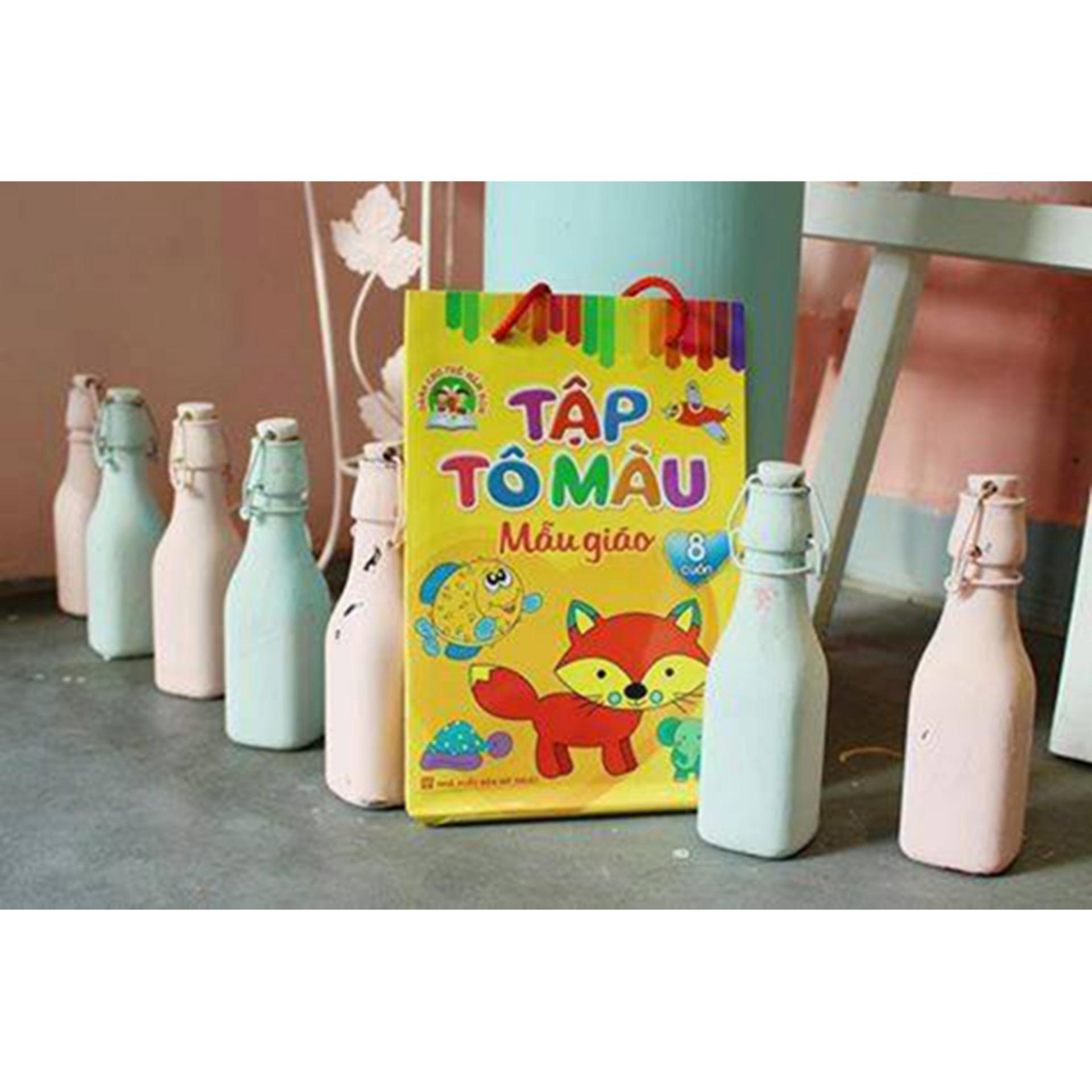 Sách: Combo Tập Tô Màu Mẫu Giáo ( Túi 8 Cuốn)