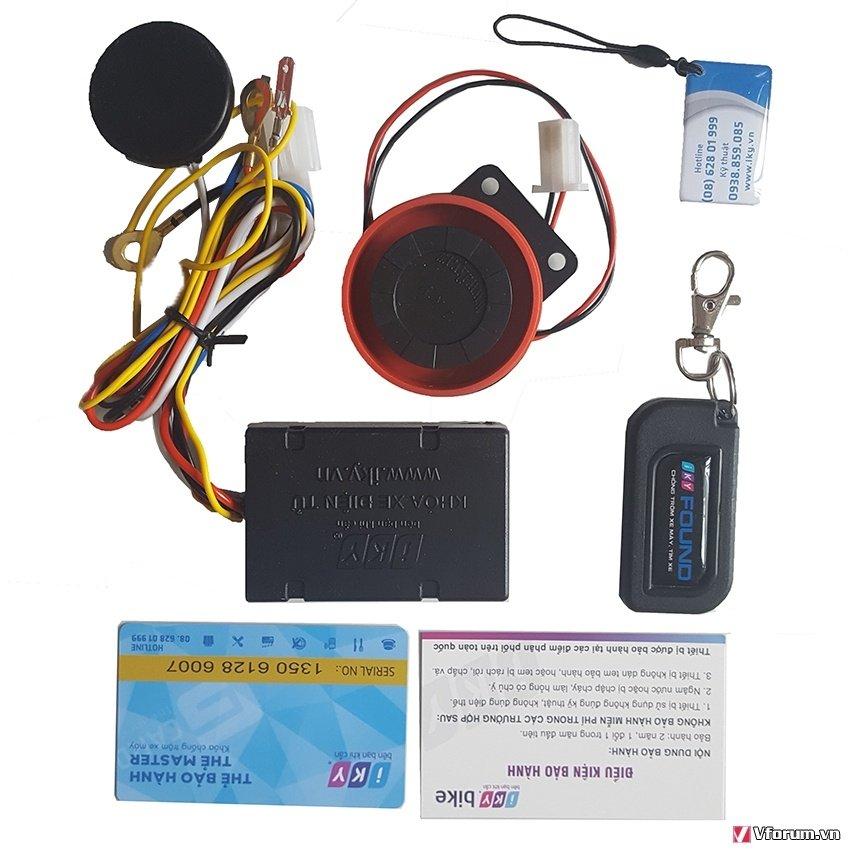Thiết Bị Chống Trộm Xe Máy IKY Found 2 Remote  – Chip STM8 Châu Âu, Siêu Bảo Mật, Tìm Xe, Chống Cướp Hiệu Quả