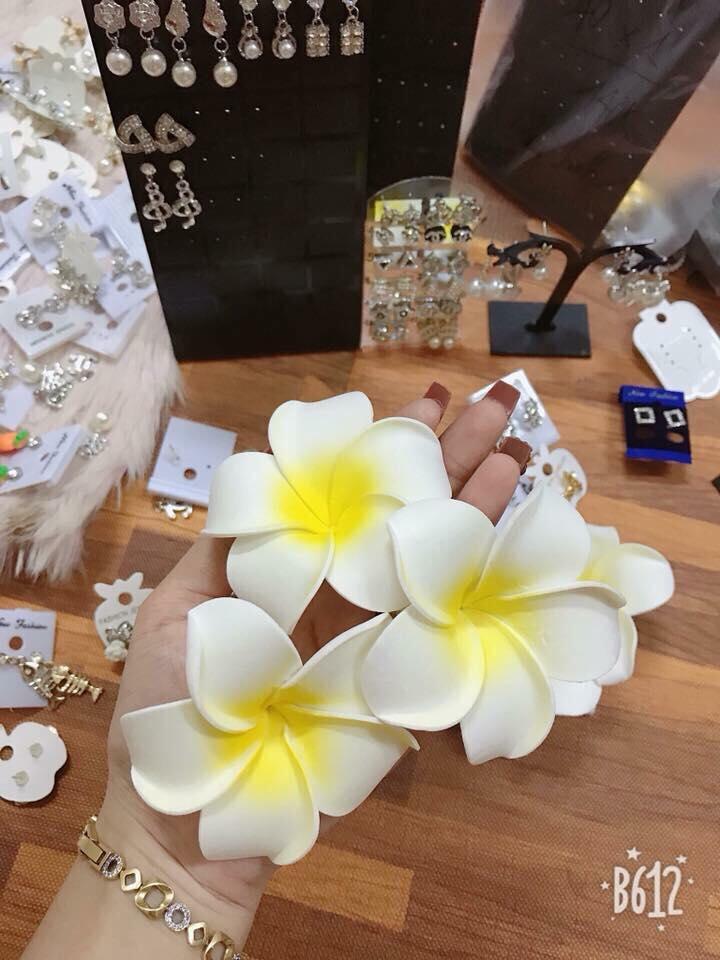 Kẹp tóc đính hoa đại(sứ)