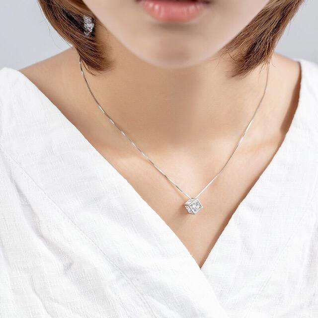 [HCM]Dây chuyền thời trang đá lồng DC04