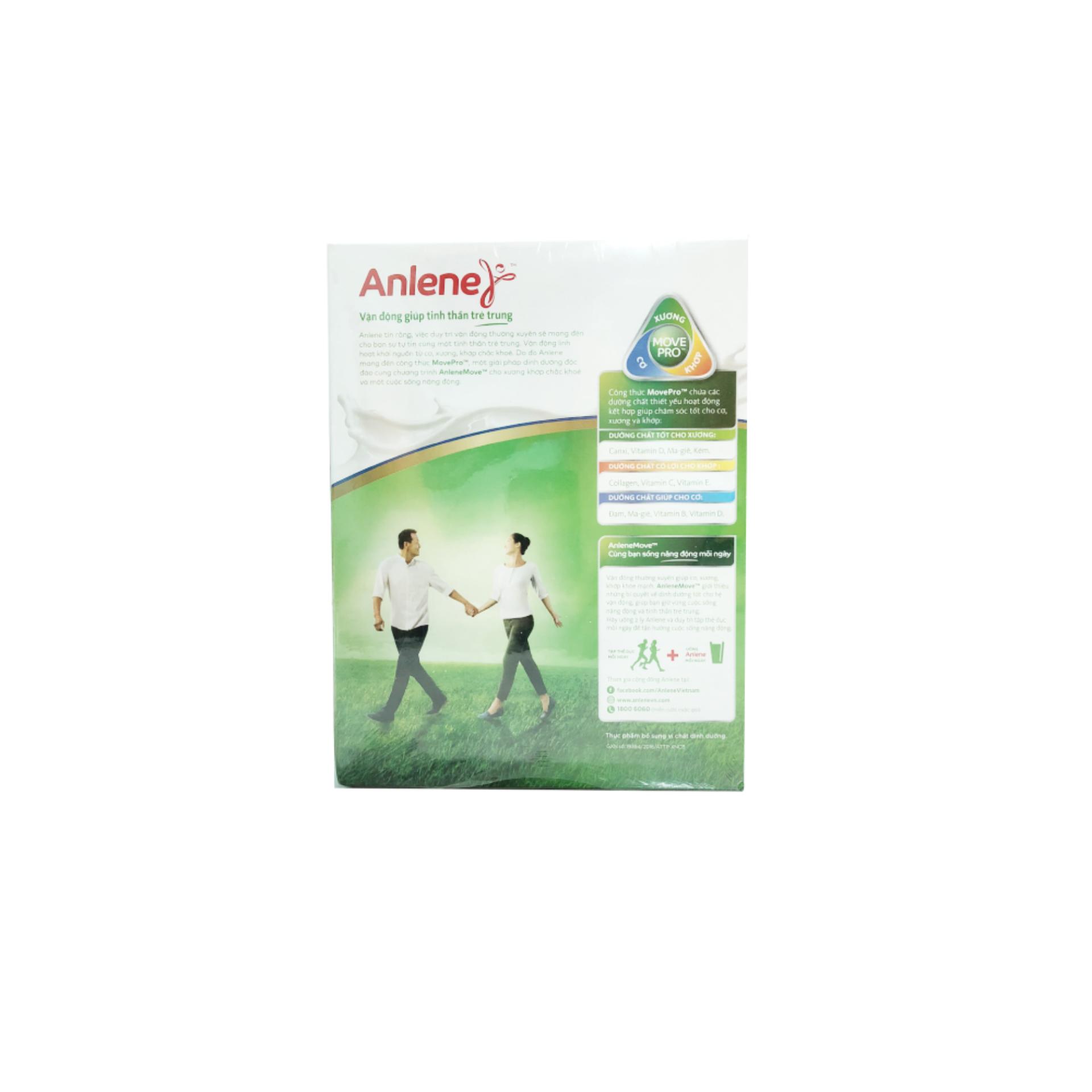 Anlene Gold MOVEPRO™ 440G (hương vani, hộp giấy)
