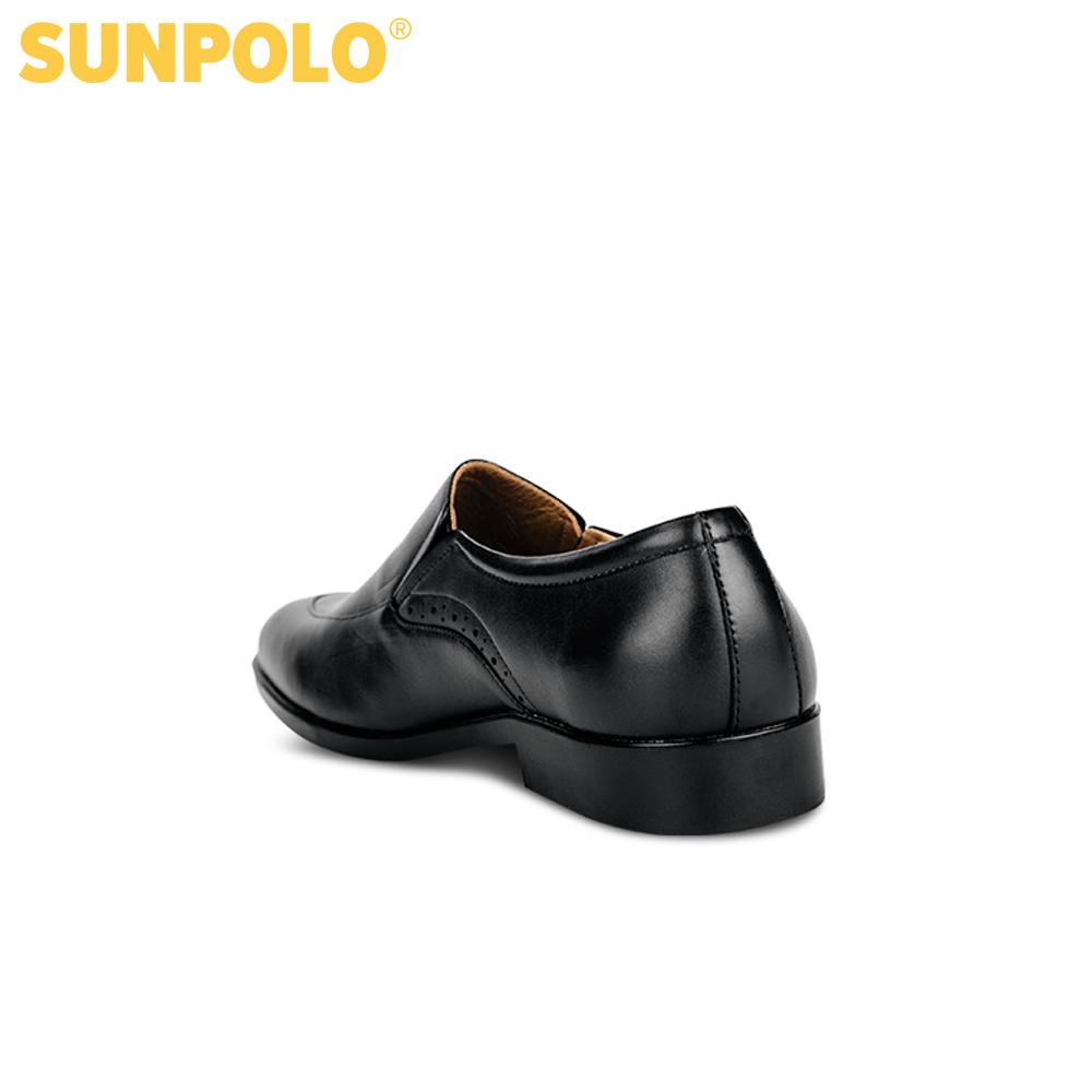 Men leather formal shoes (black, brown)