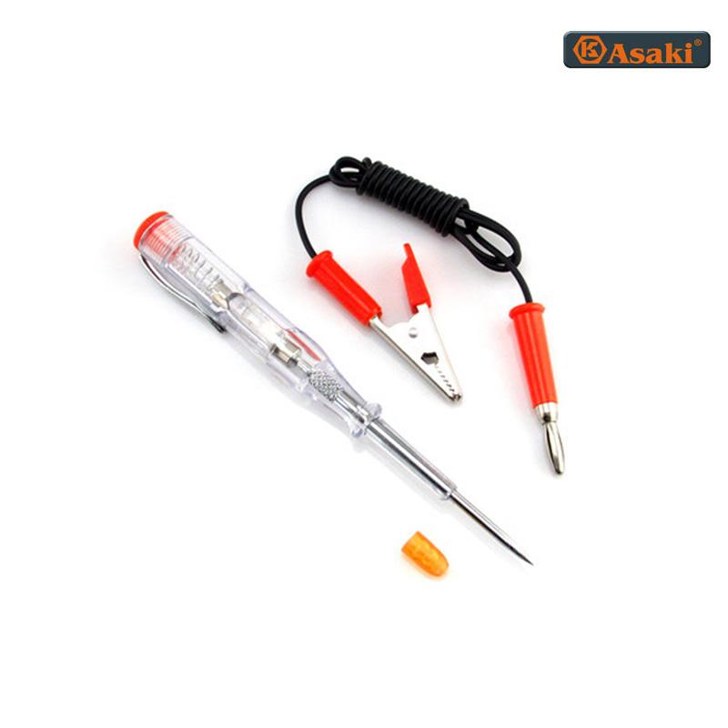 Bút thử điện 1 chiều DC Asaki AK-9063 - Tiêu chuẩn Nhật Bản