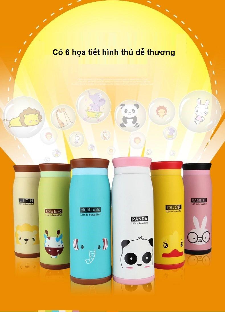 Bình giữ nhiệt hoạt hình cao cấp 500ml
