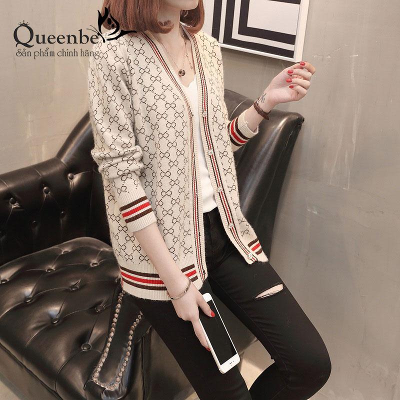 Áo khoác len áo khoác nữ đẹp Queenbe GLA225 Cuocsongvang