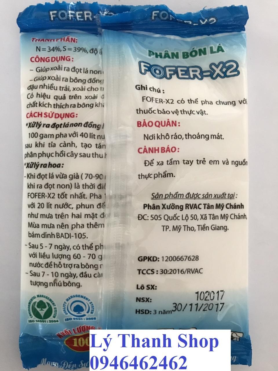 Ra Hoa Xoài New FOFER-X2 100g