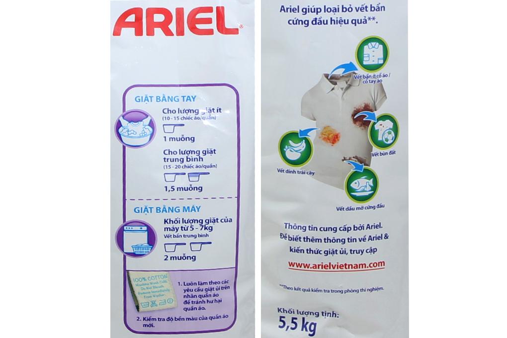 Bột giặt Ariel Giữ màu 5,5kg
