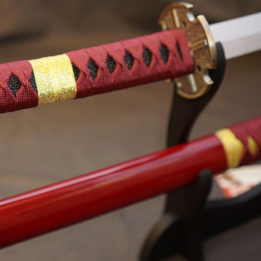 Kiếm gỗ Zoro đỏ ( chiều dài 1 mét )