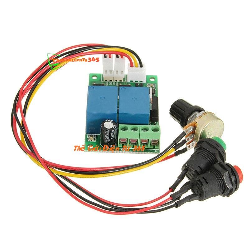 MẠCH ĐIỀU KHIỂN TỐC ĐỘ VÀ ĐẢO CHIỀU ĐỘNG CƠ PWM 6-24V