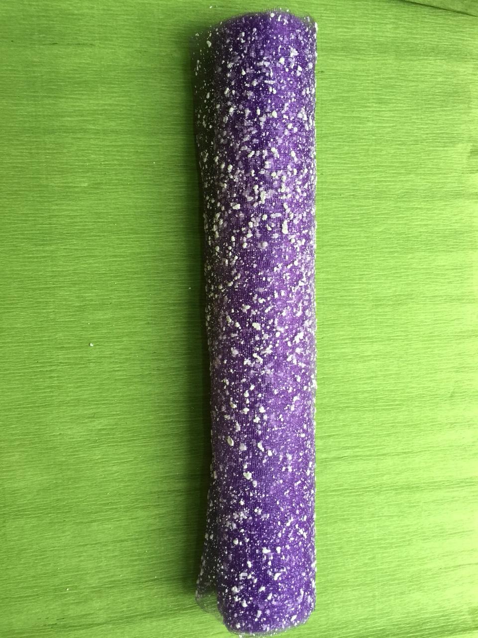 4 mét Giấy lưới tuyết gói hoa màu tím