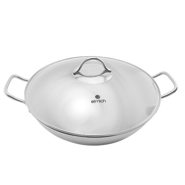 Chảo Sâu Lòng Inox 304 Elmich 32CM EL3255 -  Bảo Hành 2 Năm