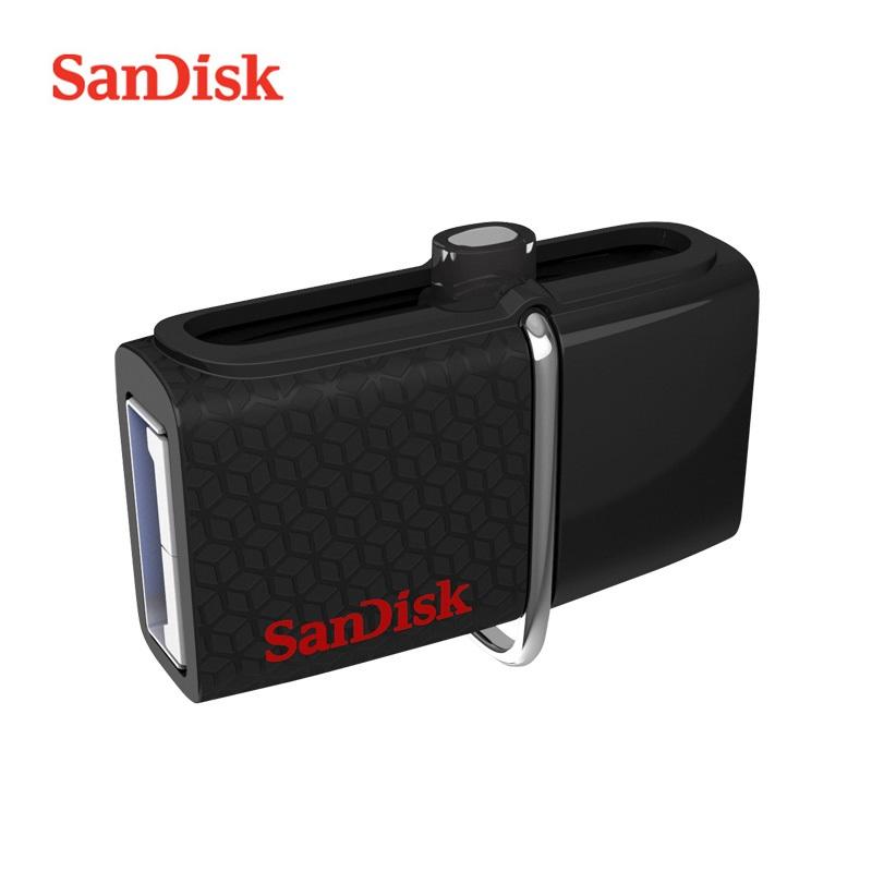 [HCM]USB 3.0 SanDisk Ultra Dual 32GB 150MB/s (Đen) - Phụ Kiện 1986