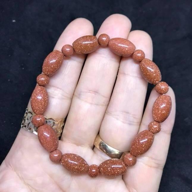 [HCM]VÒNG TAY PHONG THỦY MAY MẮN ĐÁ KIM SA