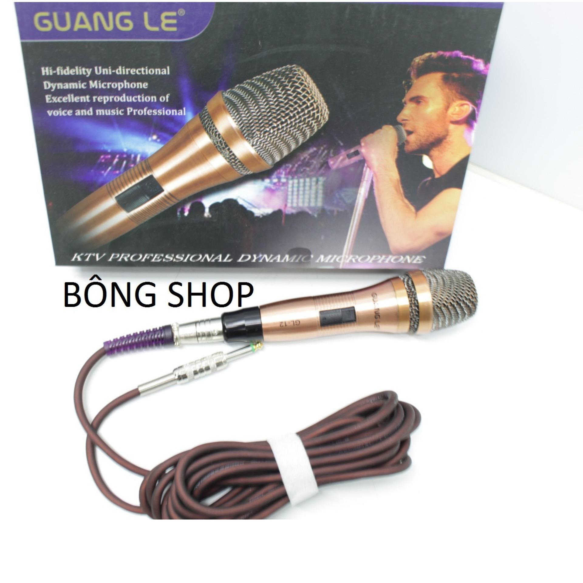 Micro KARAOKE GUANG LE GL-12 NEW 2018 (có dây)