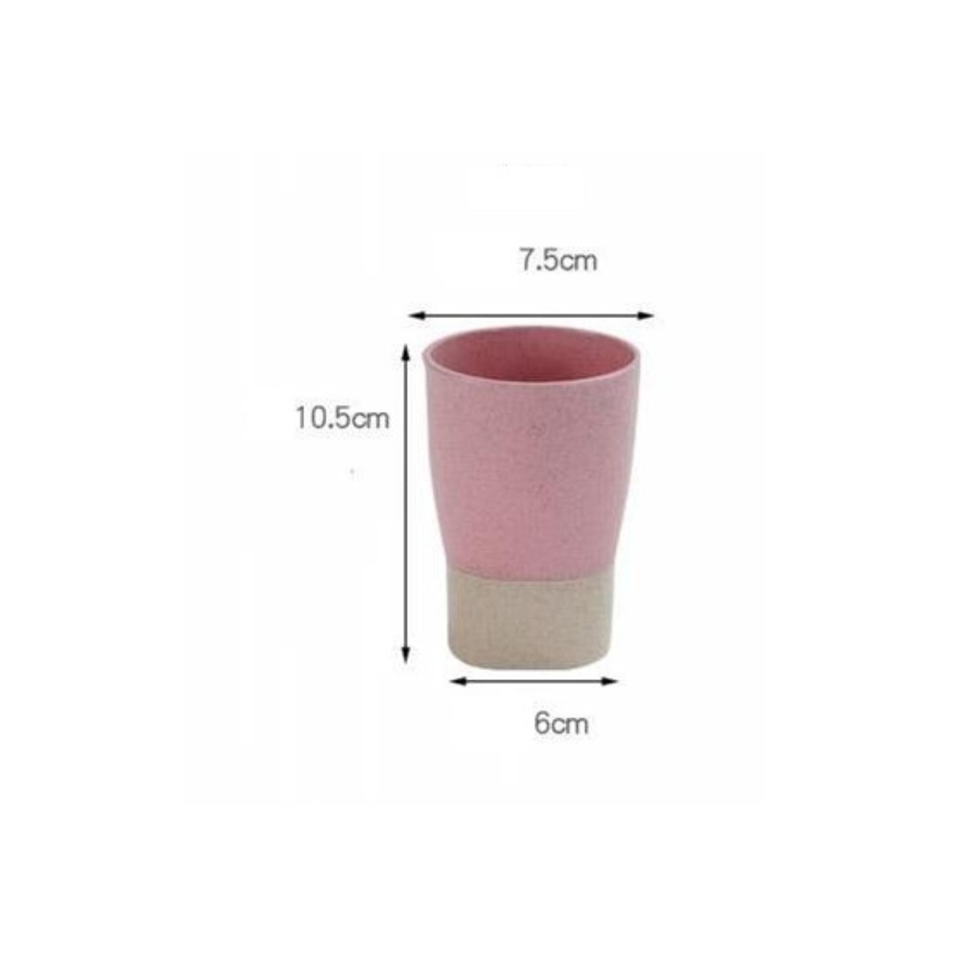 Kệ để bàn chải đánh răng tự nhả kem + 2 cốc lúa mạch 9143