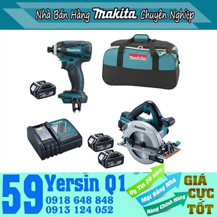 BỘ SẢN PHẨM MÁY CƯA ĐĨA VẶN VÍT DÙNG PIN MAKITA DLX2085M