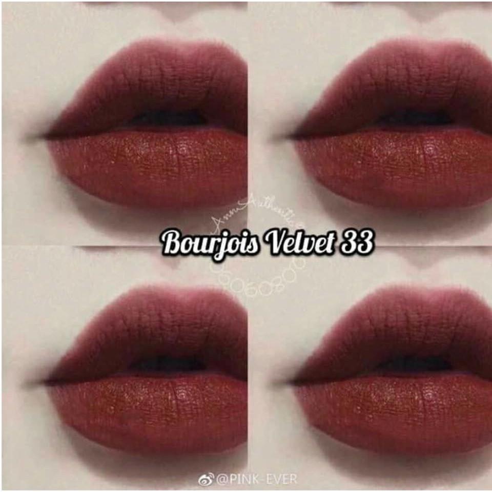 SON KEM BOURJOIS ROUGE EDITION VELVET  MÀU 33