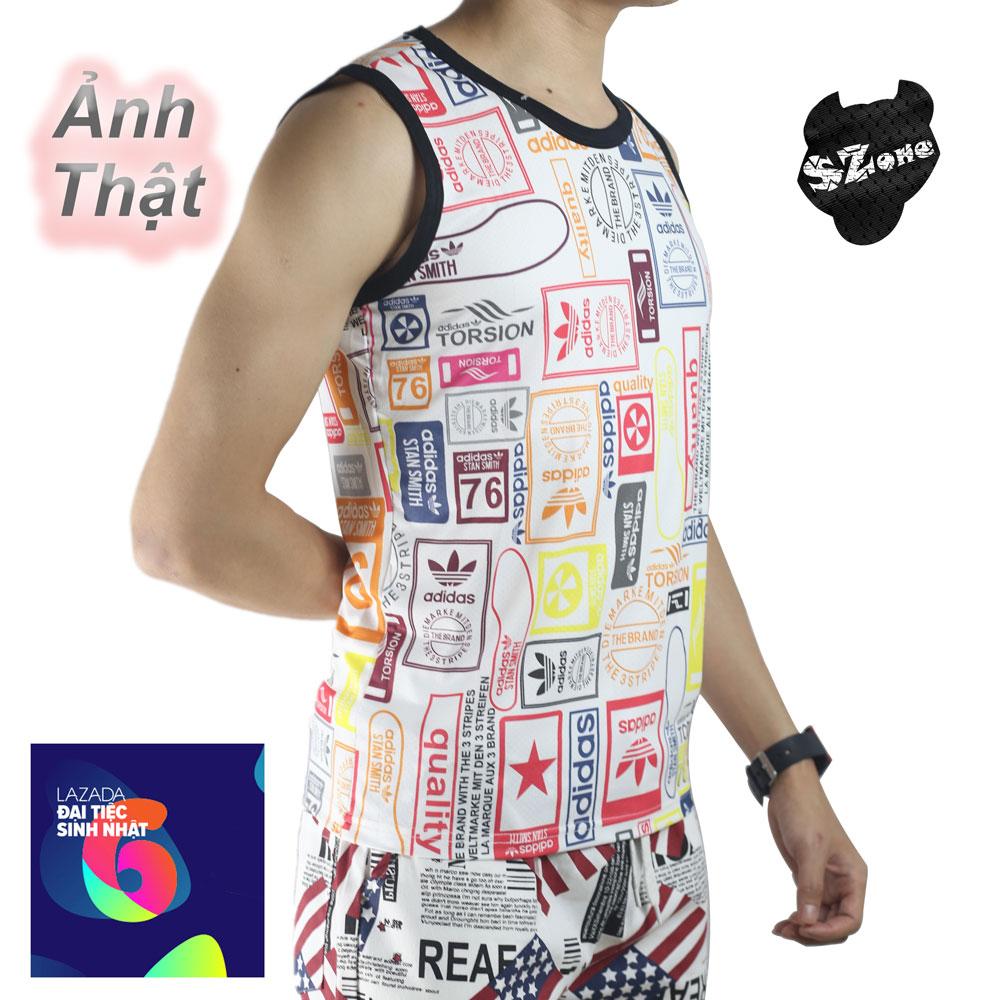 Áo Ba Lỗ Nam Đẹp, Cao Cấp Giá Cực Sốc SZone SA601 - 604 - 607. Áo đi biển, áo đi phượt, áo thể thao, áo bóng đá, áo tập gym