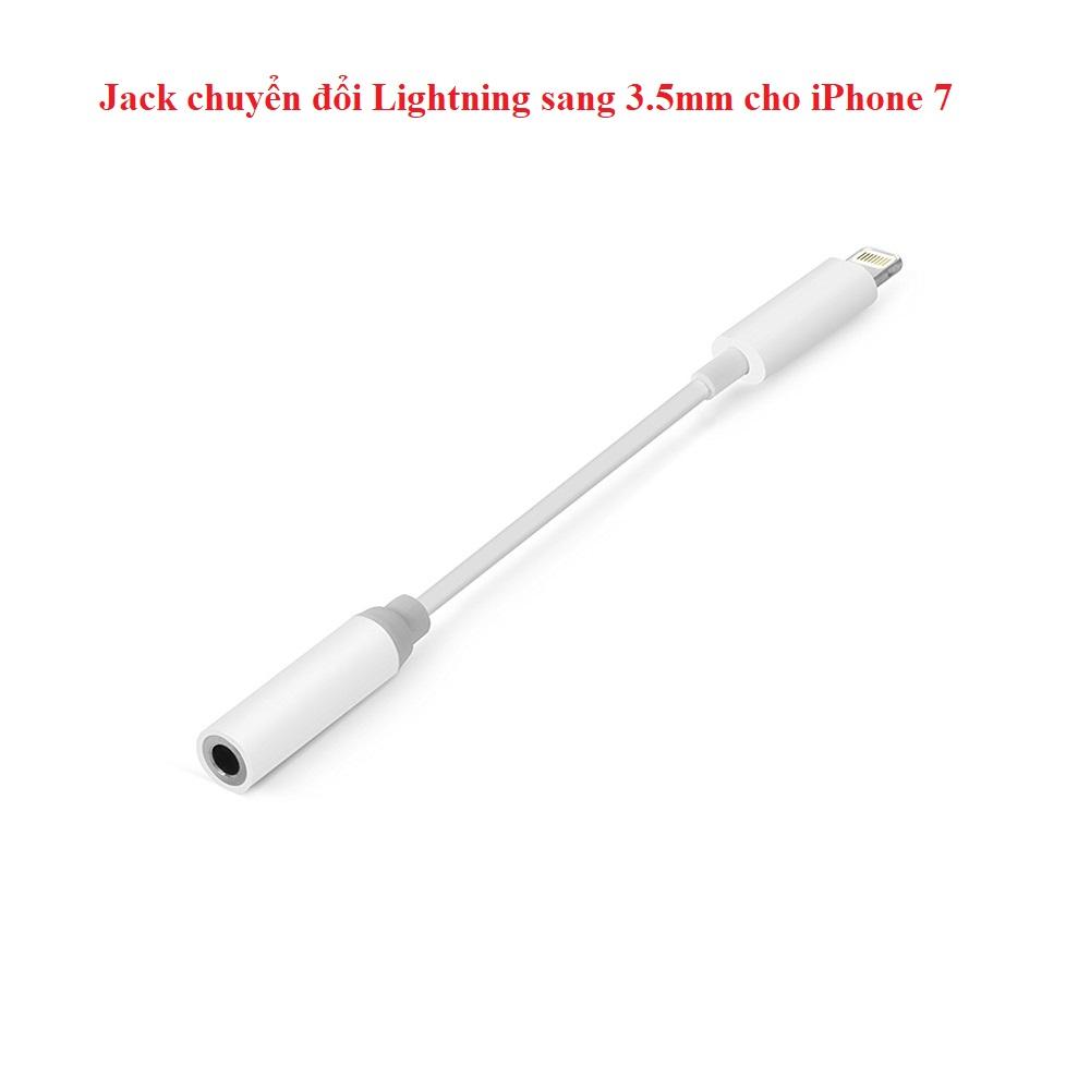 Cáp chuyển đổi sang cổng audio 3.5 cho iphone 7, 7 plus, 8, 8 plus