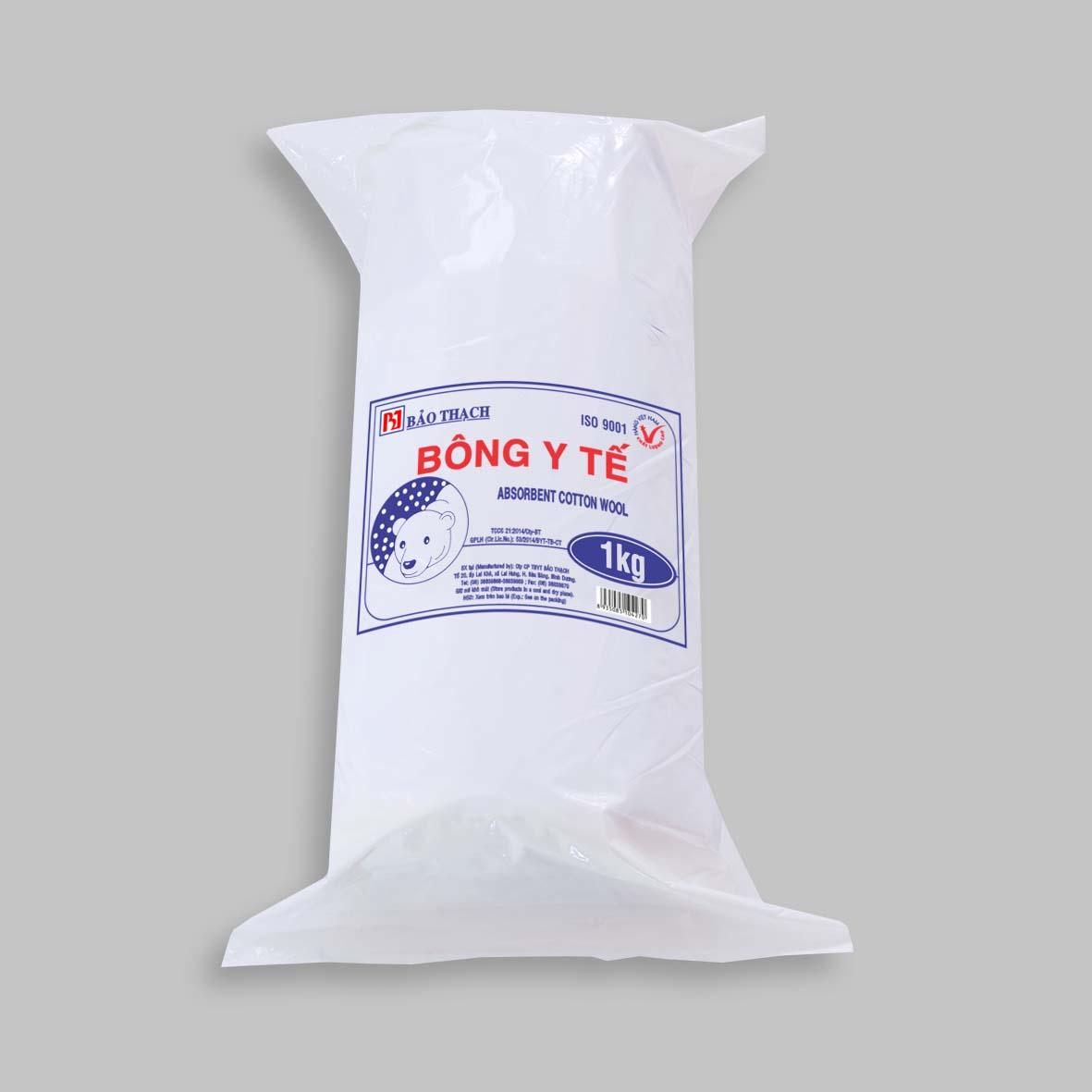 [ ÁP THÊM VOUCHER 10% ĐỂ CÓ GIÁ RẺ HƠN ] Bông gòn y tế Bảo Thạch loại 1 kg