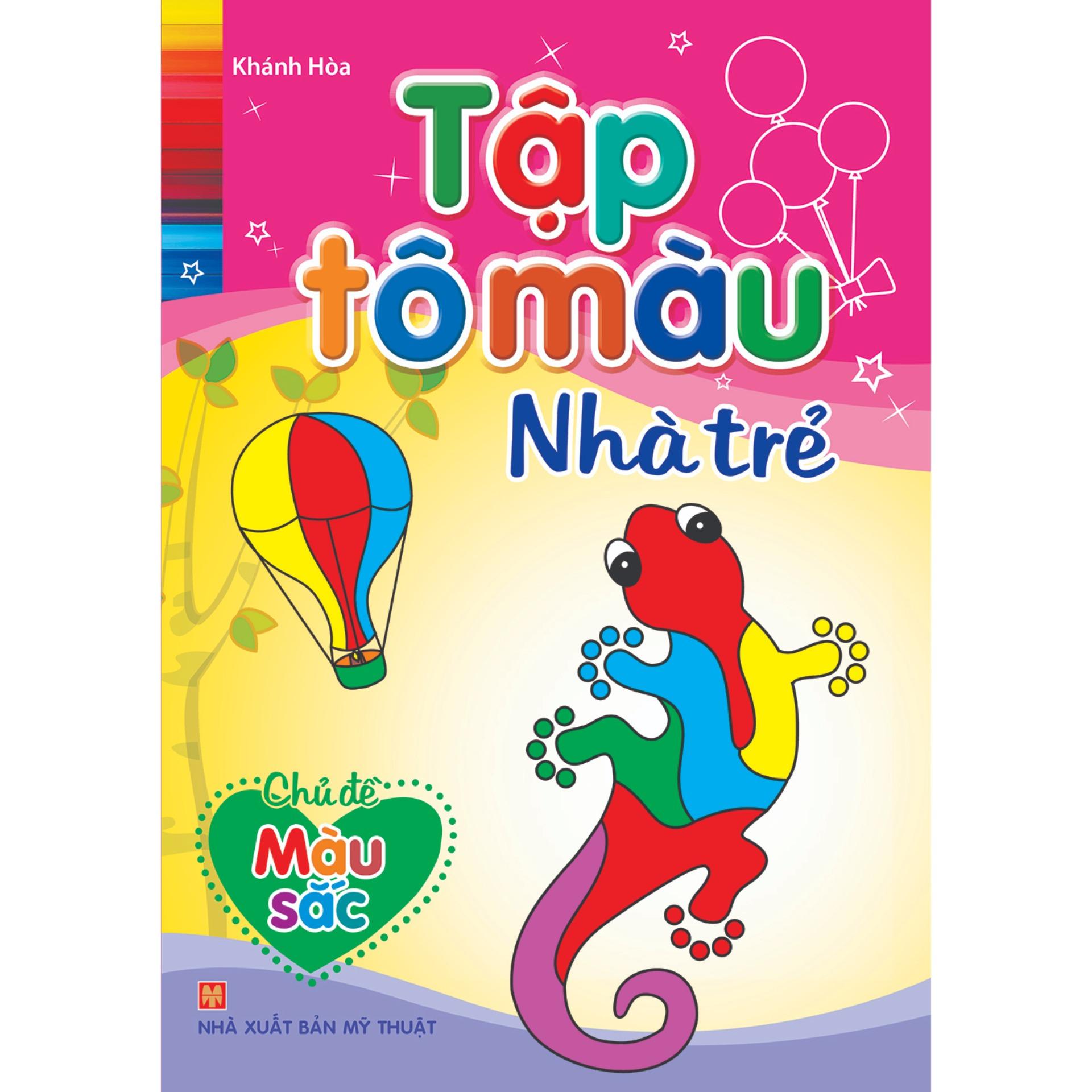 Sách: Tập Tô Màu Nhà Trẻ ( Túi 8 Cuốn)