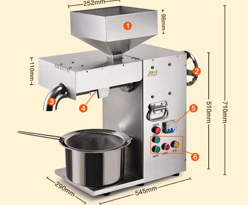 Máy ép dầu lạc TA1