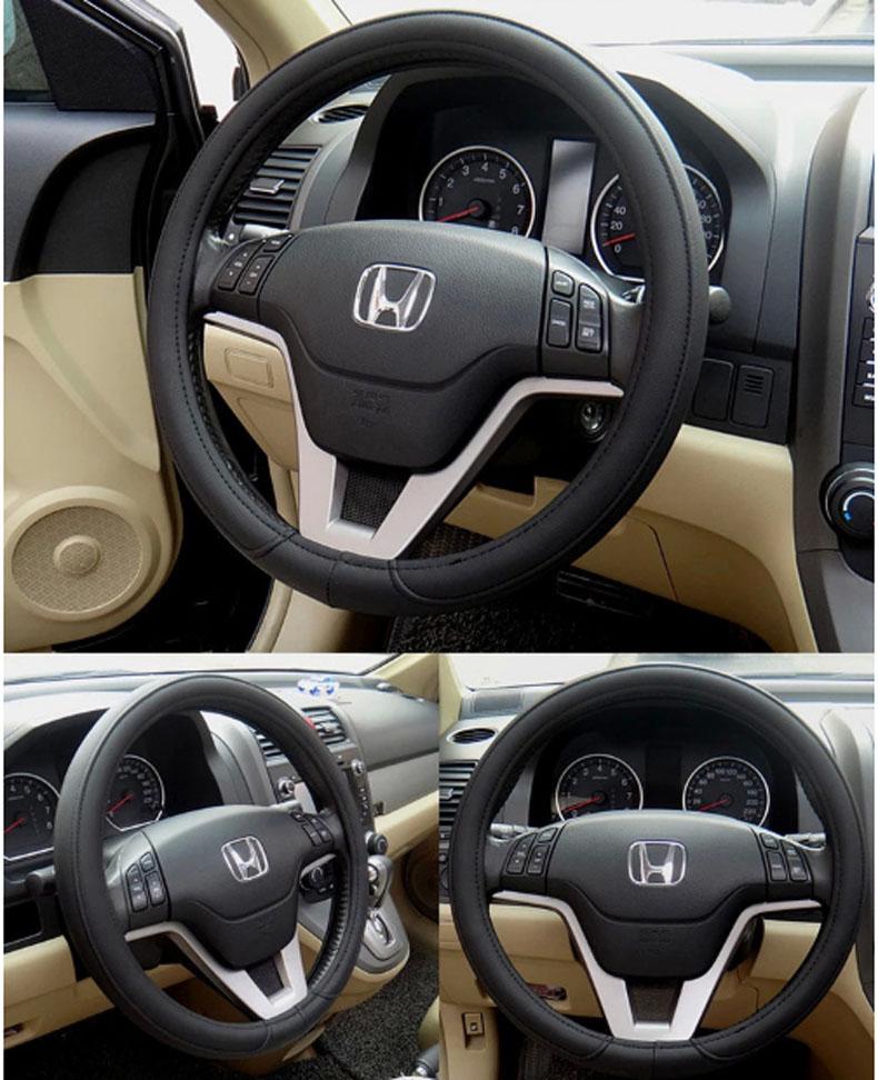 Bọc vô lăng Kang An 38cm (Màu đen)