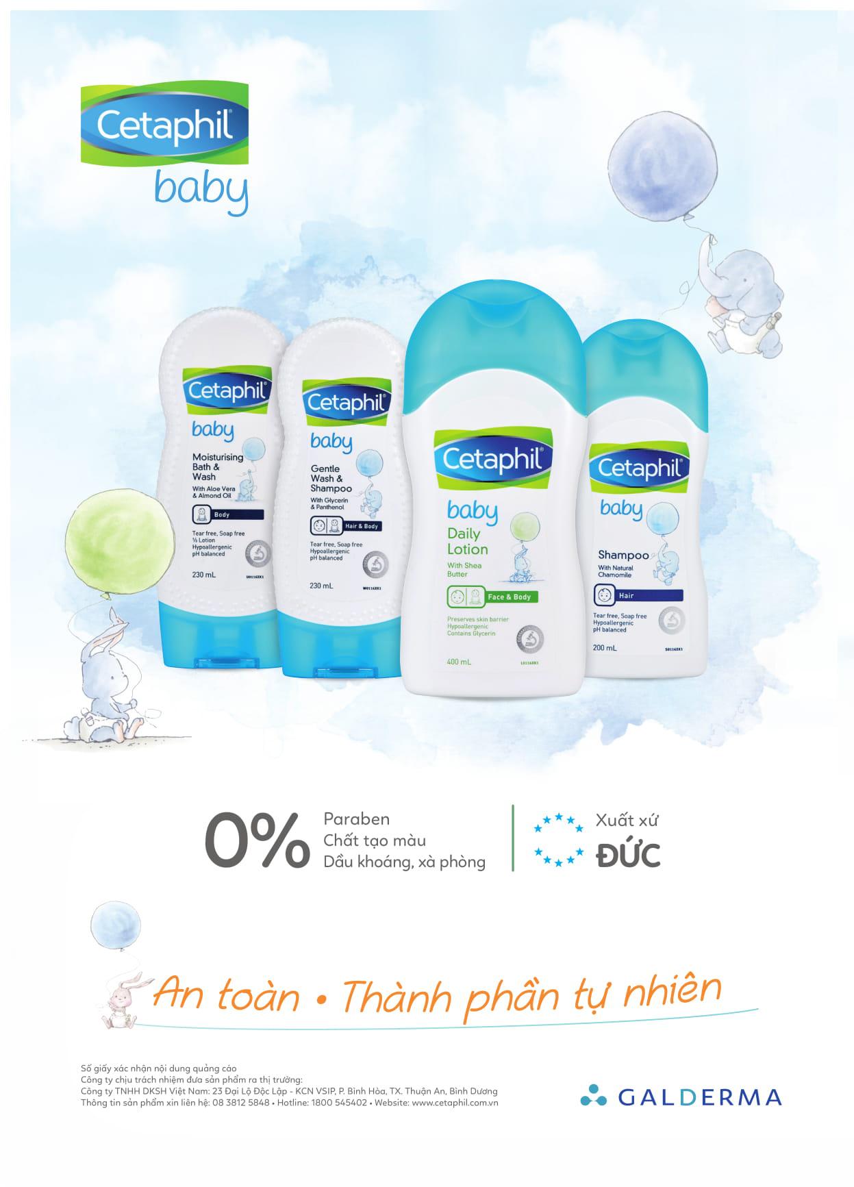 [HCM]Dầu gội CETAPHIL BABY SHAMPOO 200ml