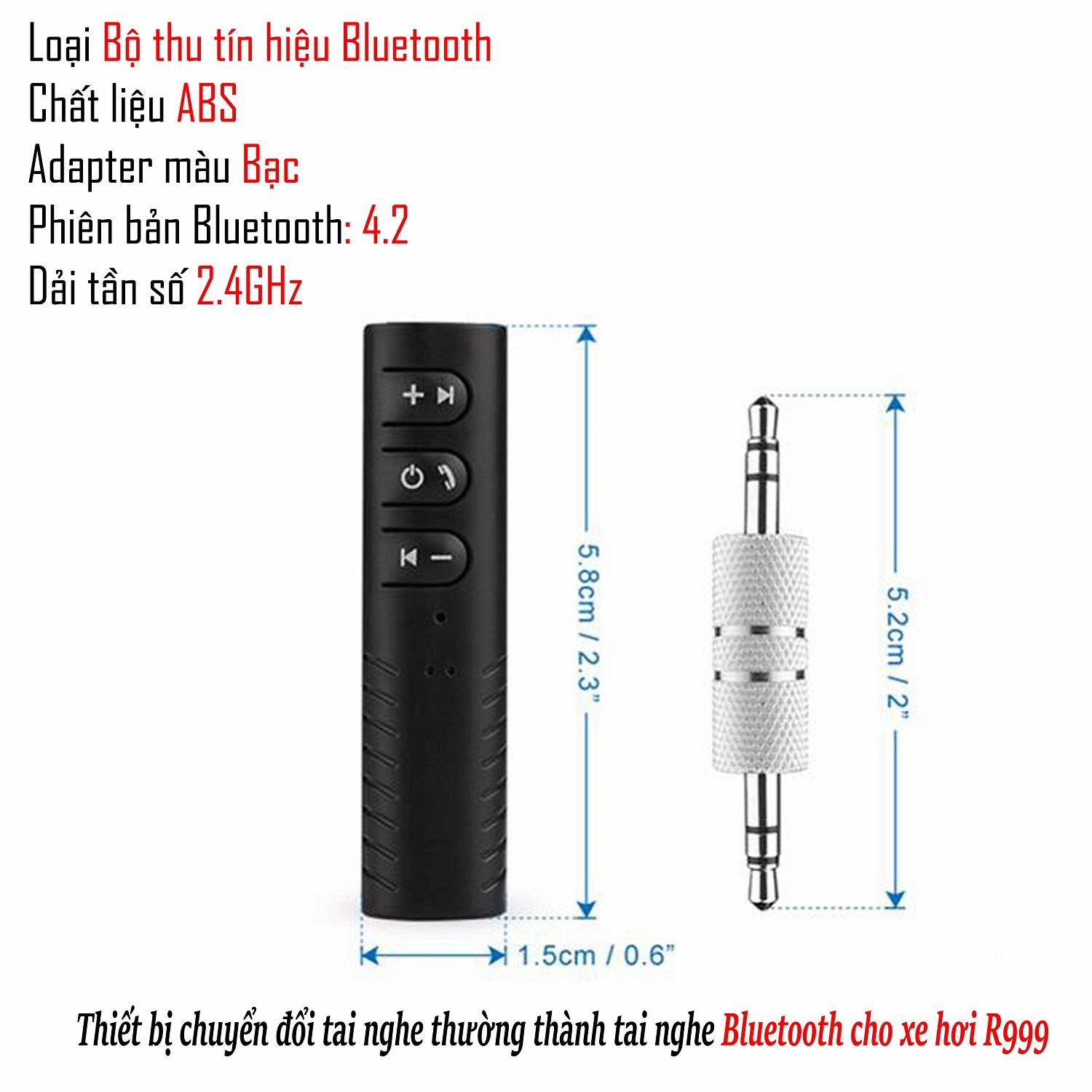 Thiết Bị Chuyển Đổi Âm Thanh Có Dây Thành Không Dây Bluetooth Music V4.1 ( KHÔNG KÈM TAI NGHE) Remach-Rẻ Mà Chất tặng jack để kết nối cho Loa hoặc xe hơi)