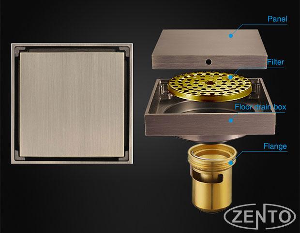 Thoát sàn chống mùi Square Shaped ZT531