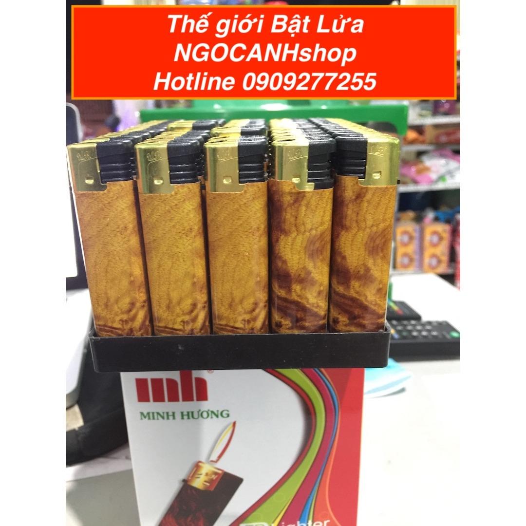 Combo 50 Bật lửa Khò Gỗ chống gió