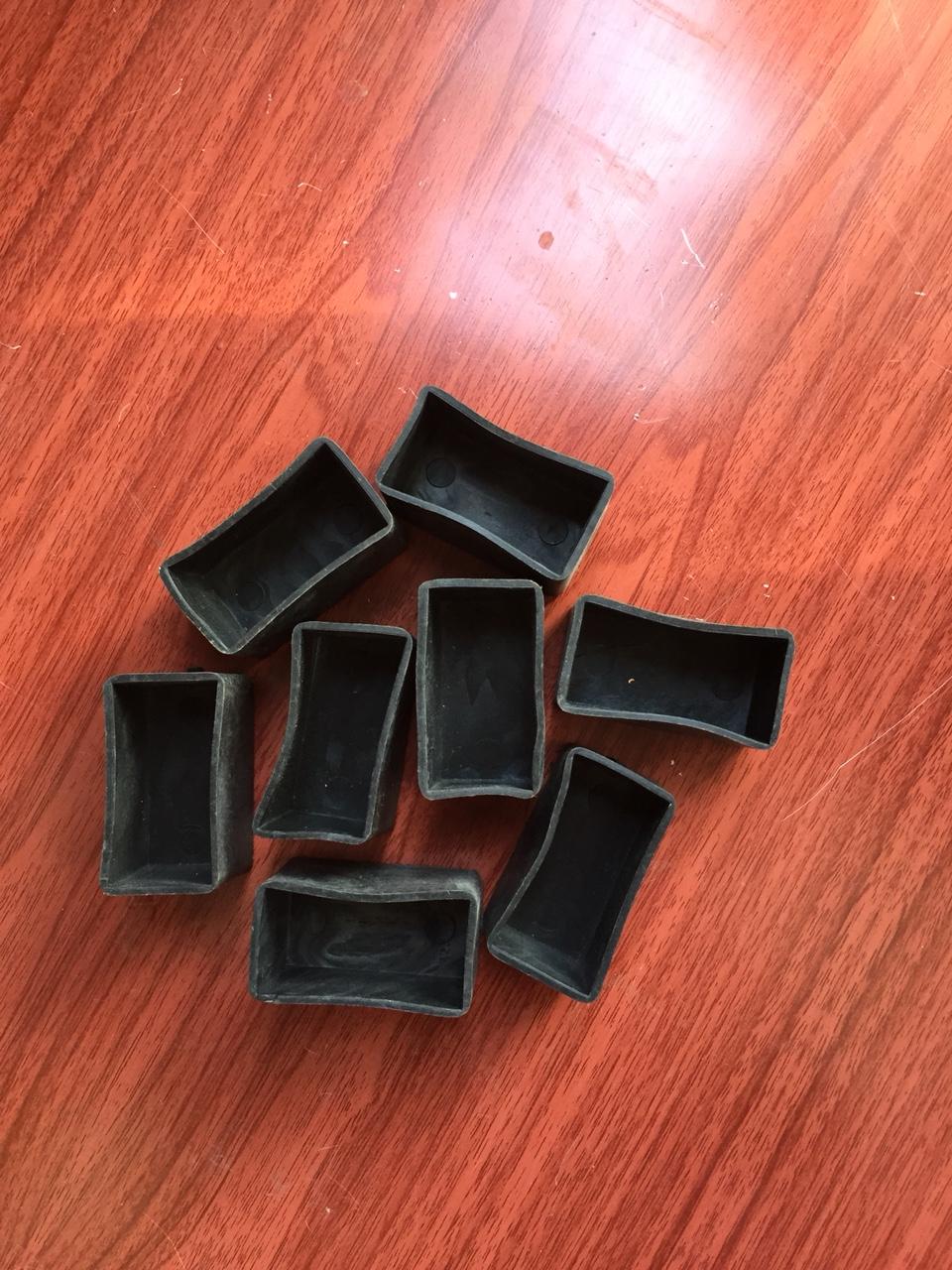Bộ 24 Nút bịt nhựa ngoài sắt hộp vuông 20x40mm; Nắp chụp nhựa; nút chụp nhựa; đầu chụp nhựa; nút bịt nhựa; đầu bịt nhựa ống hộp vuông