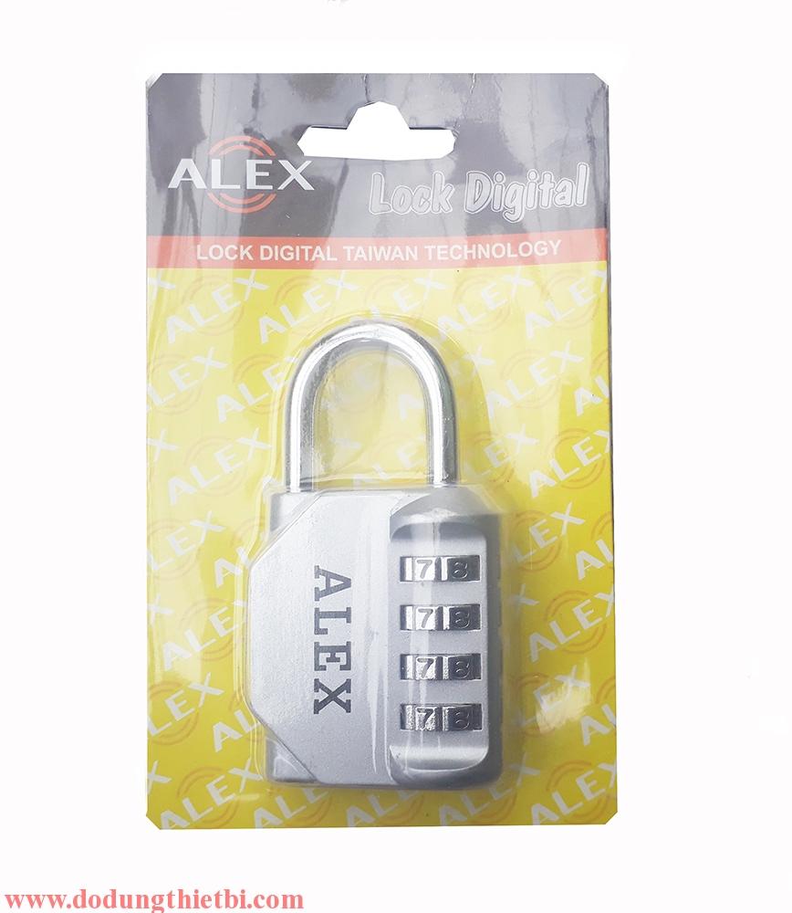 [HCM]Ổ KHÓA SỐ ALEX (LOẠI 4 SỐ CÀI ĐẶT)