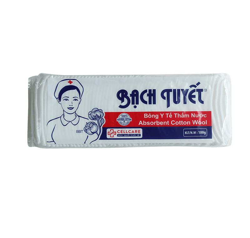 Bộ 2 Bông gòn cuộn Bạch Tuyết 25gam