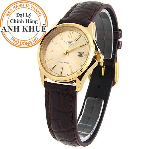 Đồng hồ nữ dây da Casio Anh Khuê LTP-1183Q-9ADF
