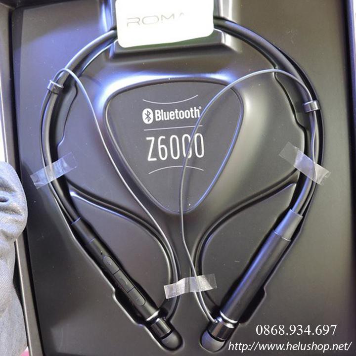 Tai nghe bluetooth Roman Z6000 (Đen/Trắng)