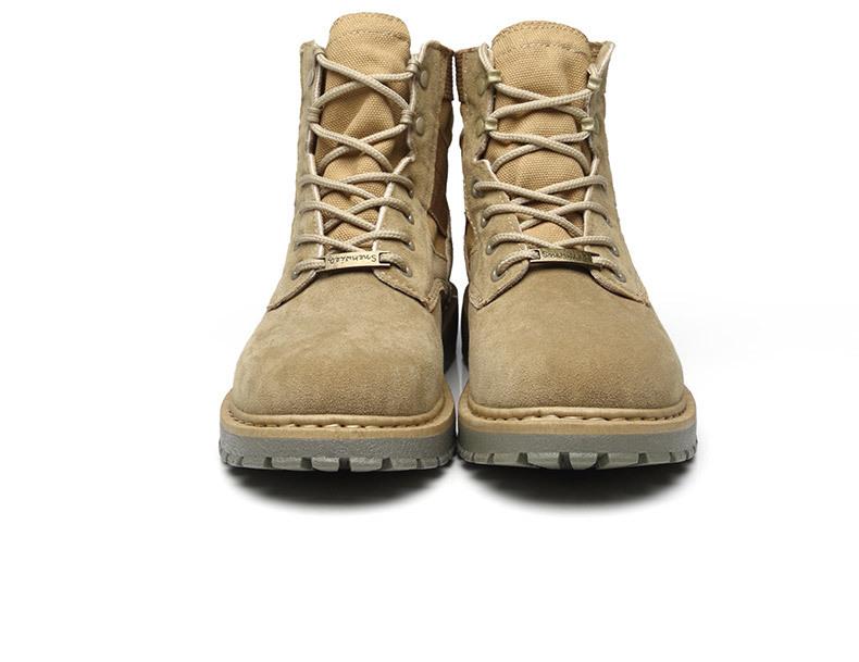 [HCM]Giày boot nam cổ cao da lộn matee 365