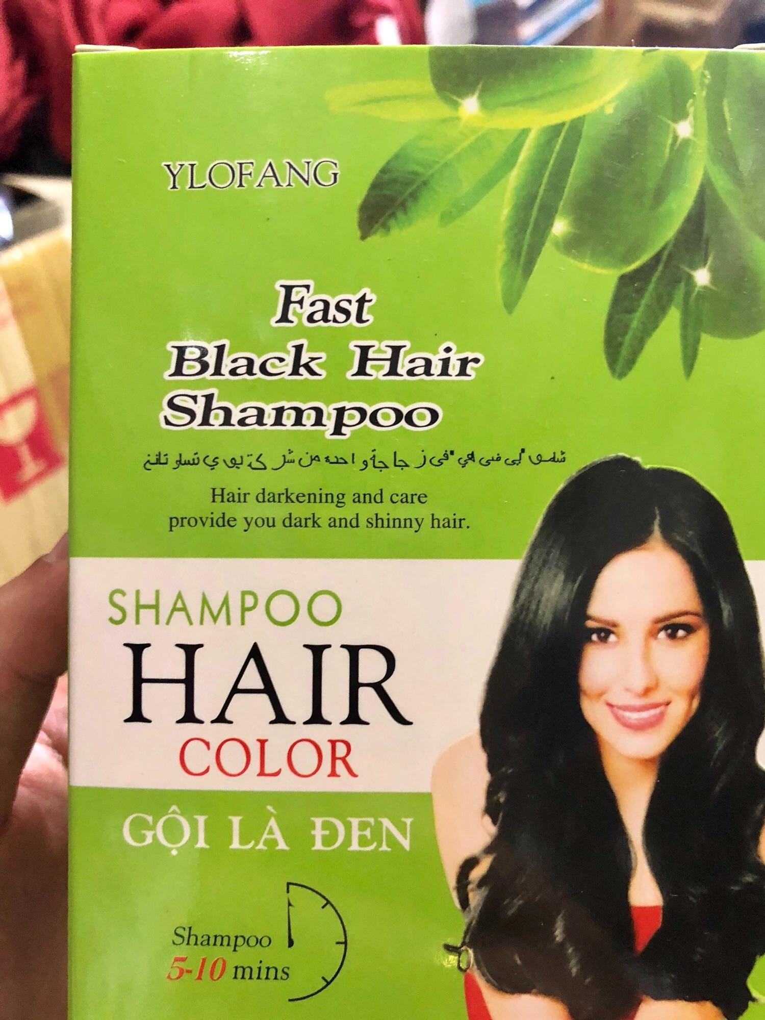 Gội đen tóc Oliu ( 1 hộp 10 gói )